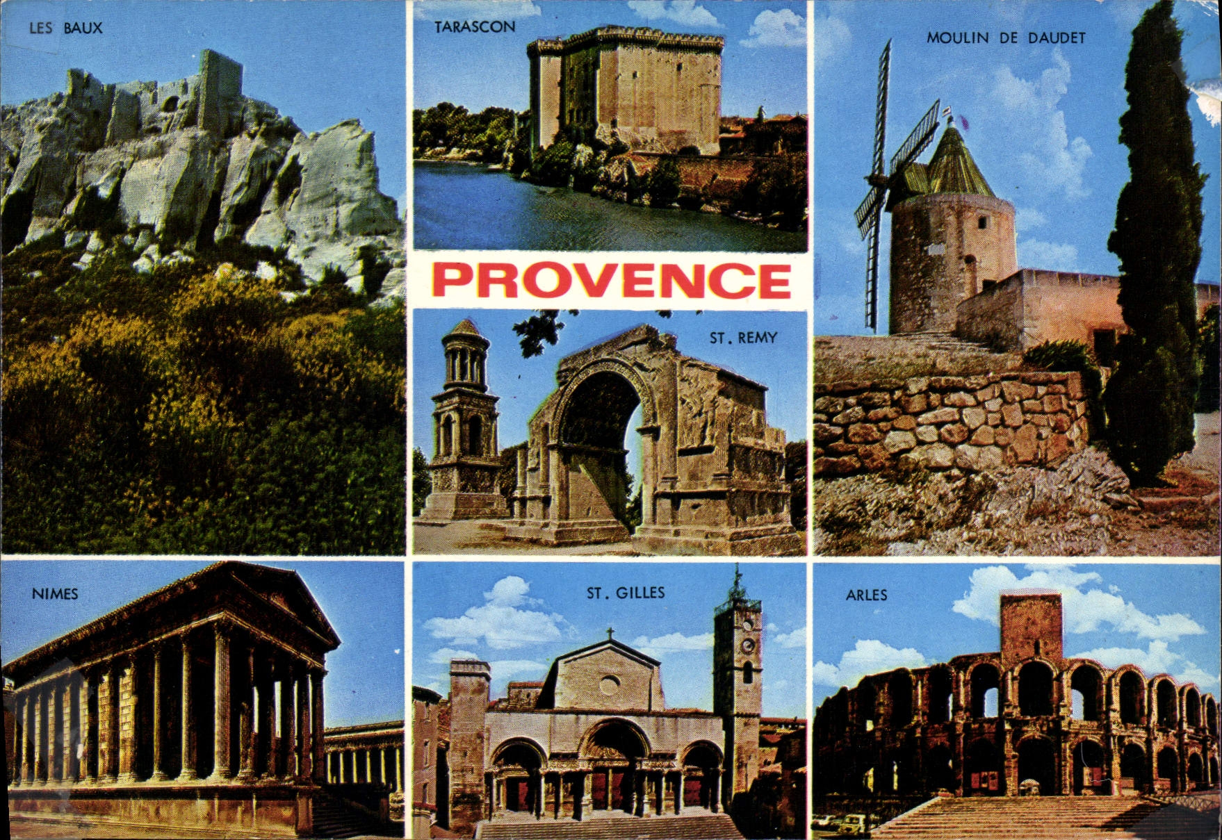 Provence — Les Baux, Tarascon, Moulin de Daudet, Nîmes, Saint-Rémy, Arles — Éditions S.E.P.T. - Gorbelli