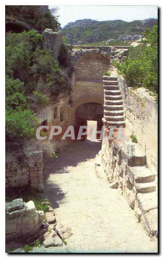 Les Baux-de-Provence — ruines médiévales — Photo Rancurel - Aiguemortes