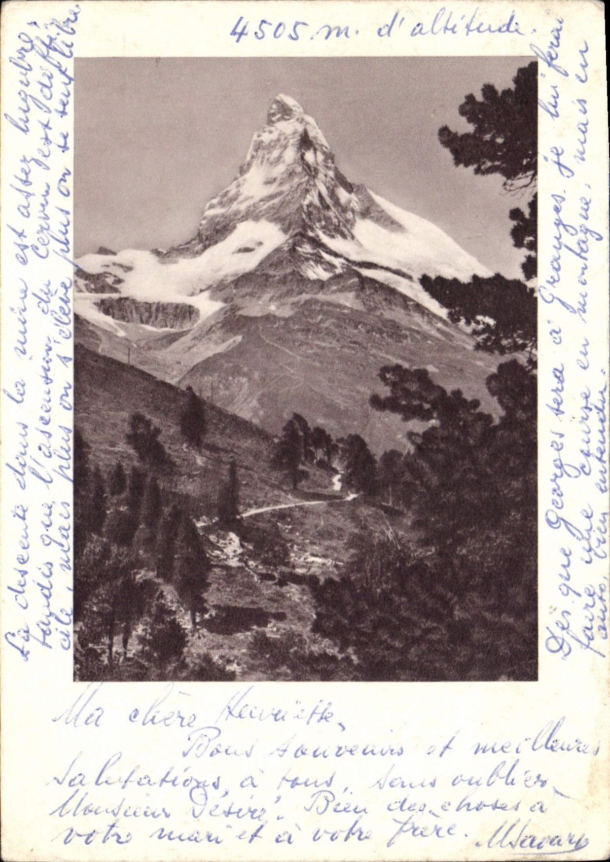 Le Mont Cervin vu de Riffelalp — Granges, Suisse — Photo M. GGP, Genève