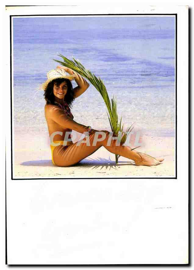 CPM Femme Vacances trop courtes