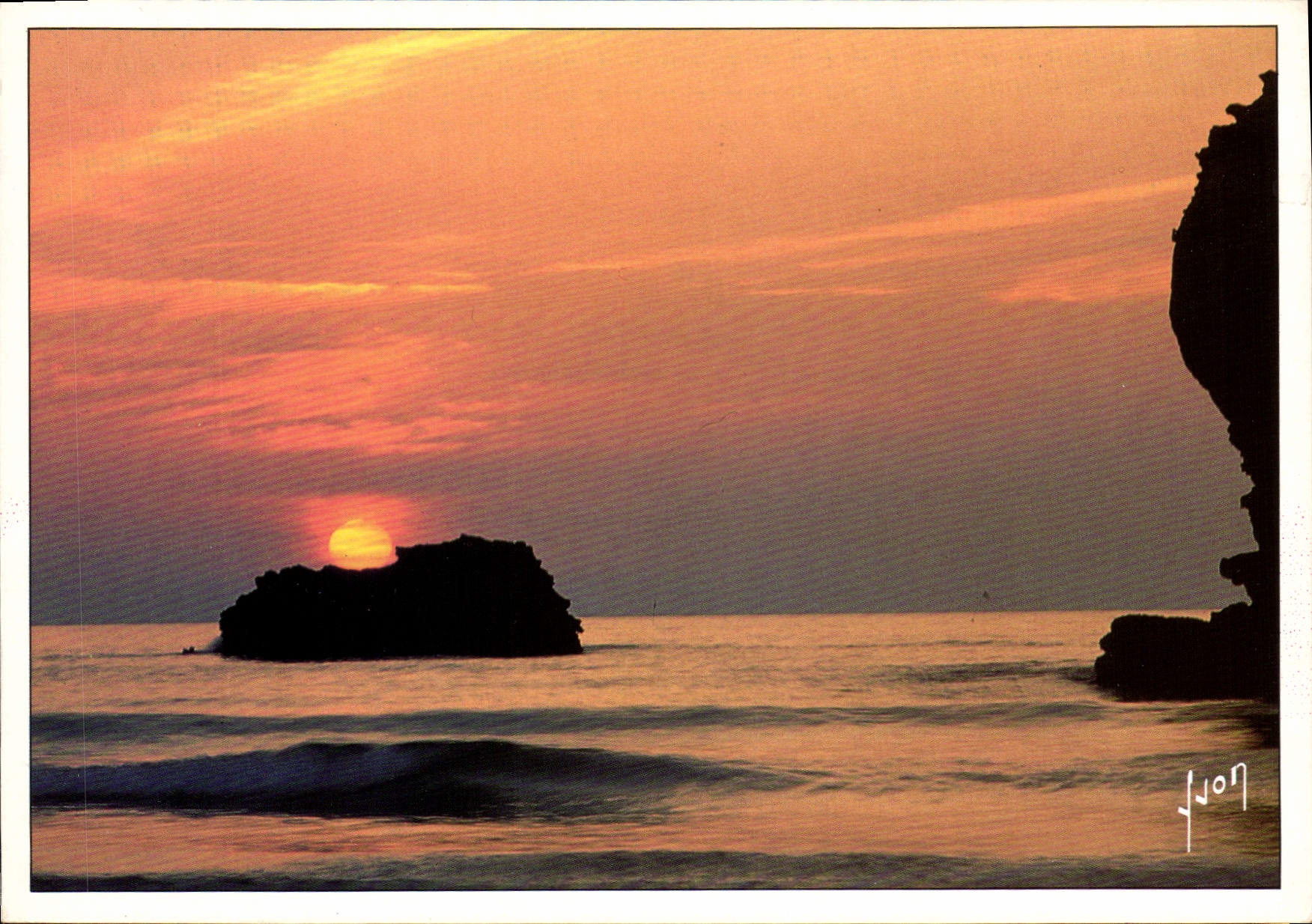 CPM Couleurs et Lumiere de France Coucher de Soleil 
