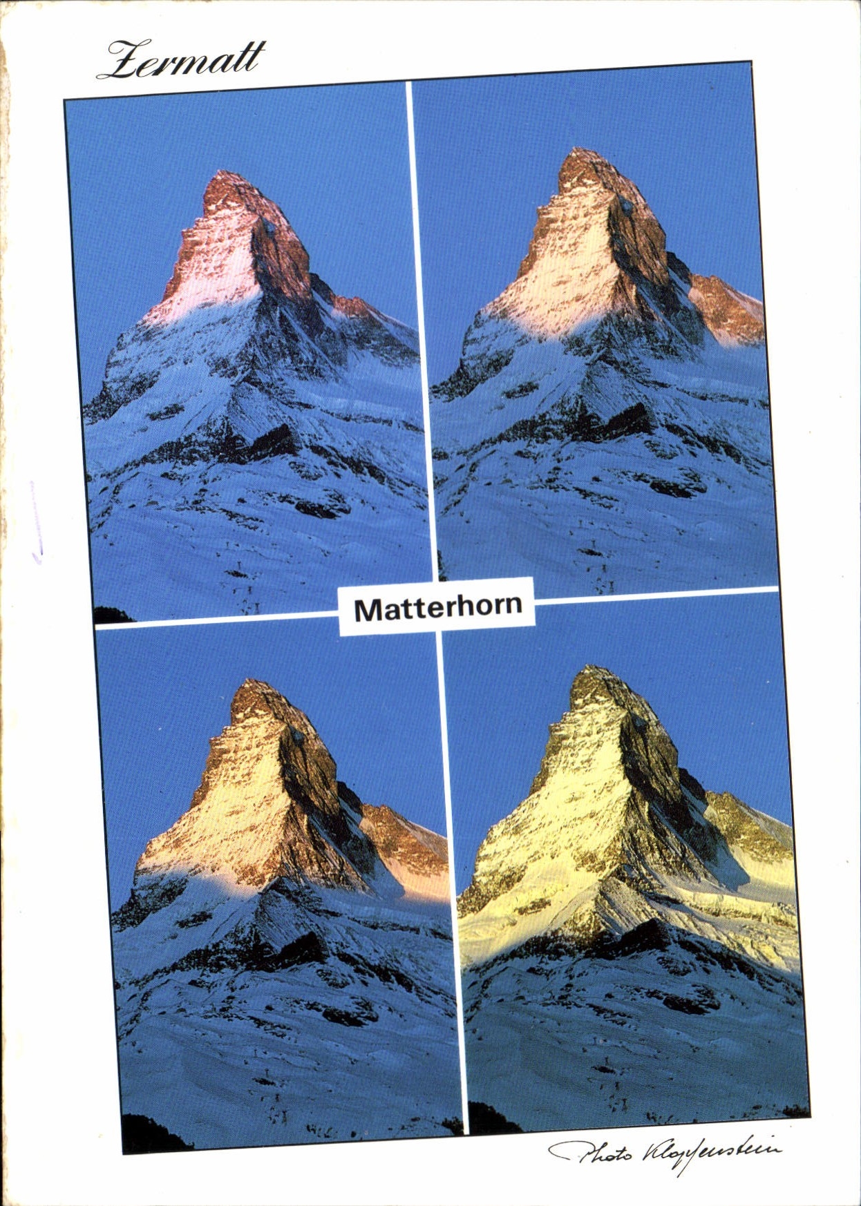 Zermatt — Matterhorn — Photo Klopfenstein