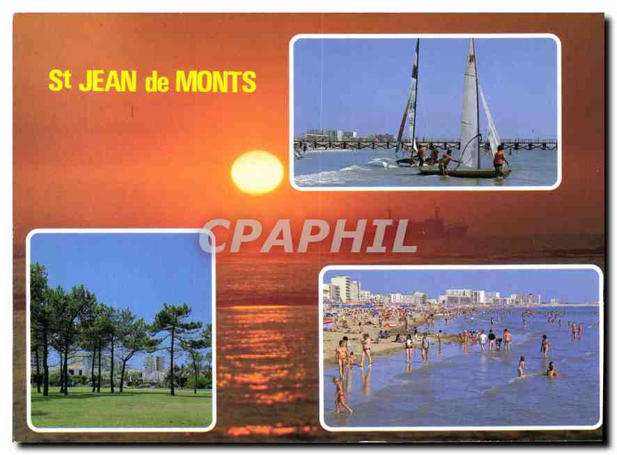 St JEAN de MONTS — vue panoramique — CPAPHIL