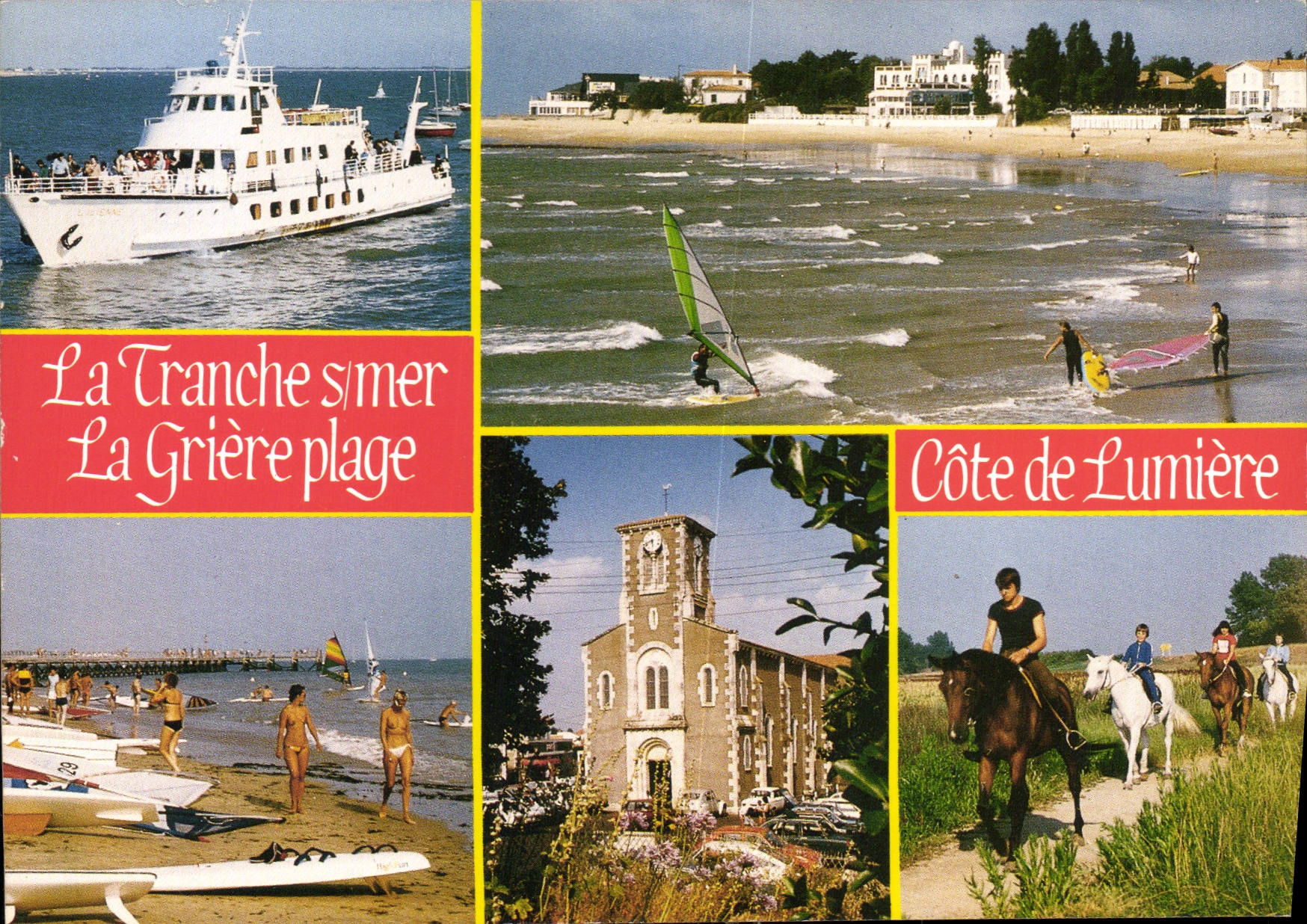 La Tranche-sur-Mer — La Grière plage — Côte de Lumières — Éditions et Impressions Combier / Mâcon