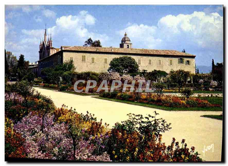 CPM Couleurs et Lumiere de France La Cote d'Azur Miracle de la Nature Le Monastere de Cimiez 