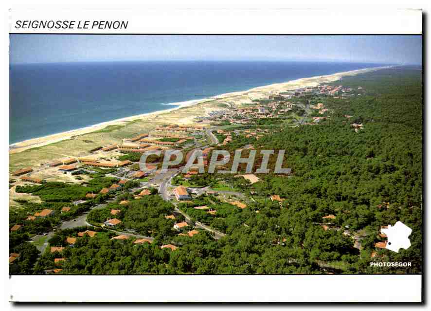 CPM Seignosse Le Penon La plus nature des stations Ocean Plages de Sable fin Foret de pins 