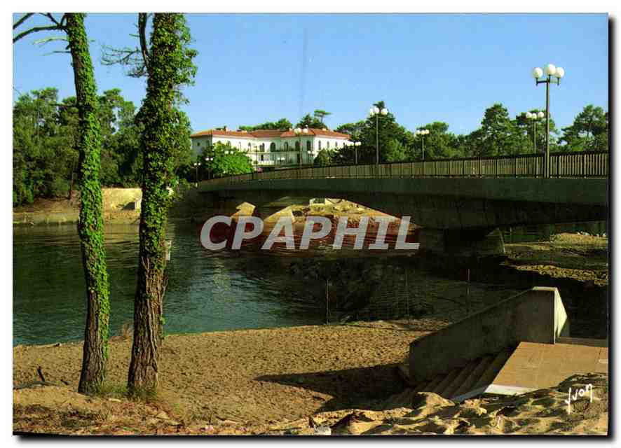 CPM Les Landes Hossegor Landes Le nouveau Pont qui enjambe le Canal 