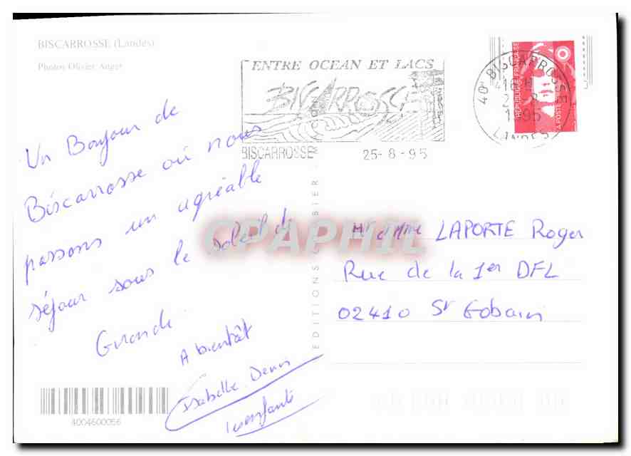 CPM Biscarrosse  — Rückseite