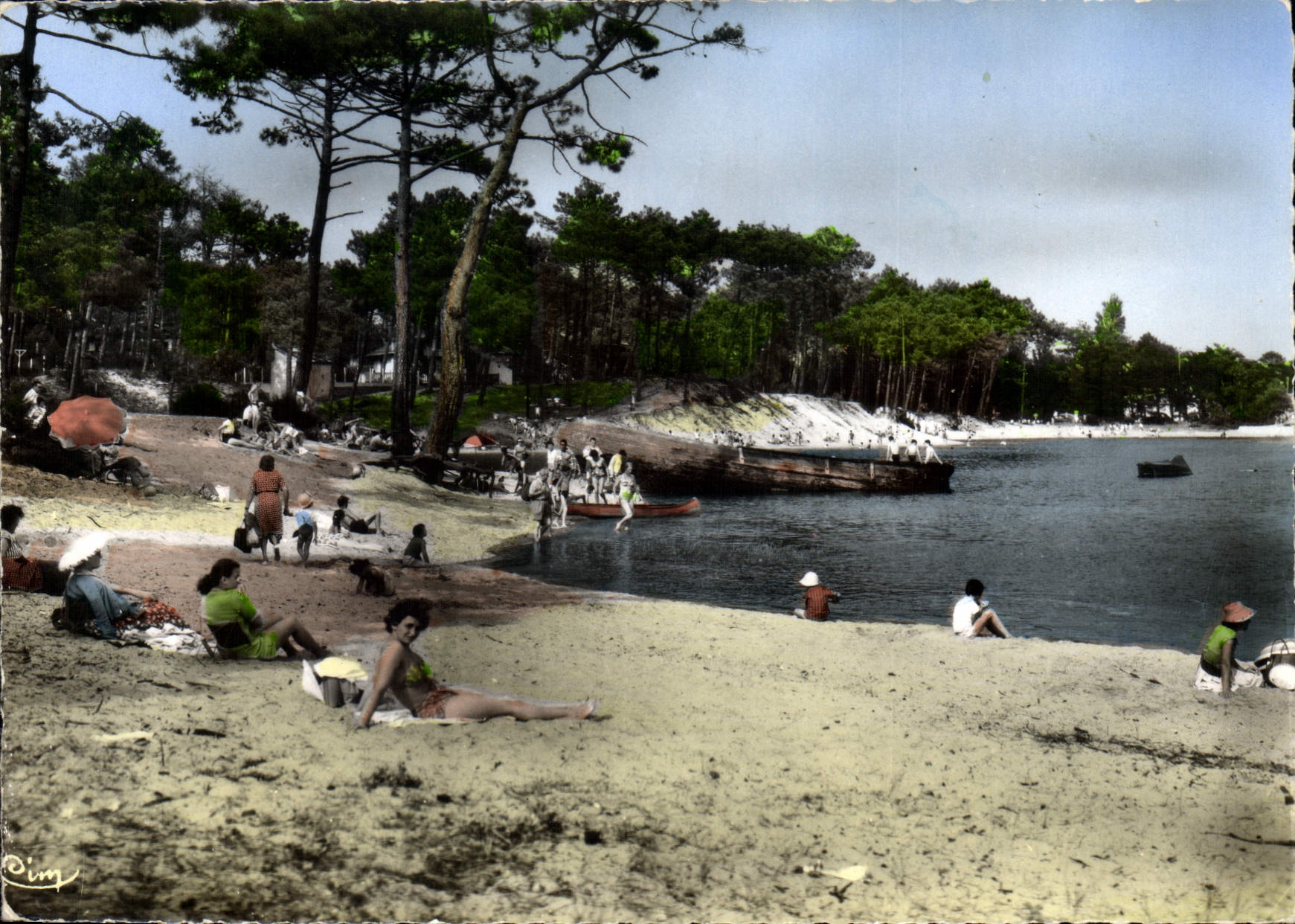 CPM Capbreton Landes Plage sur le Bassin 