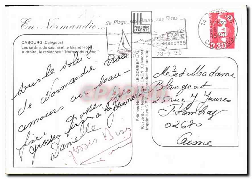 Cabourg — une pensée de — Éditions LE GOUBEY — Reverso