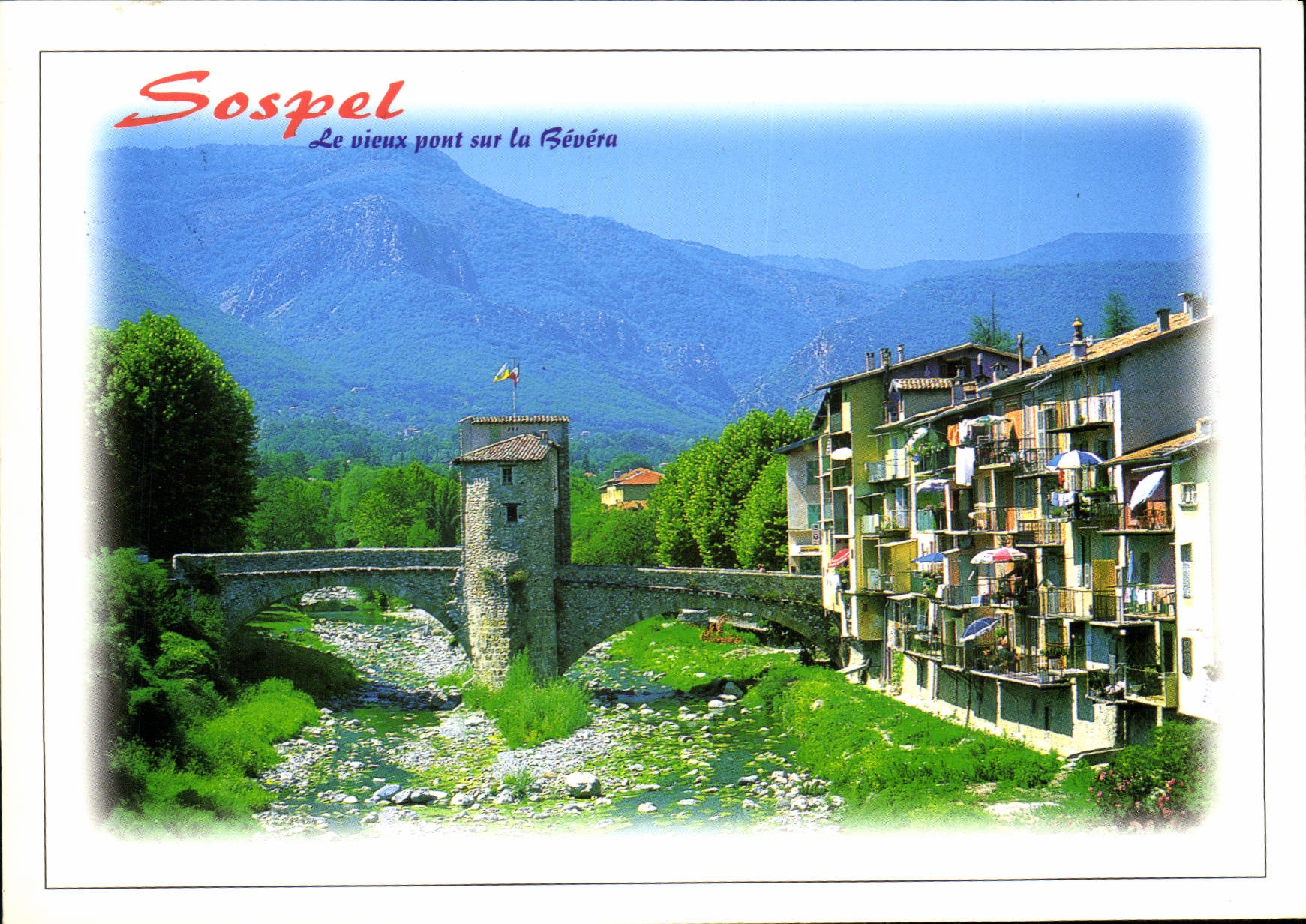 CPM Sospel Alpes Maritimes Pittoresque village du Mentonnais 
