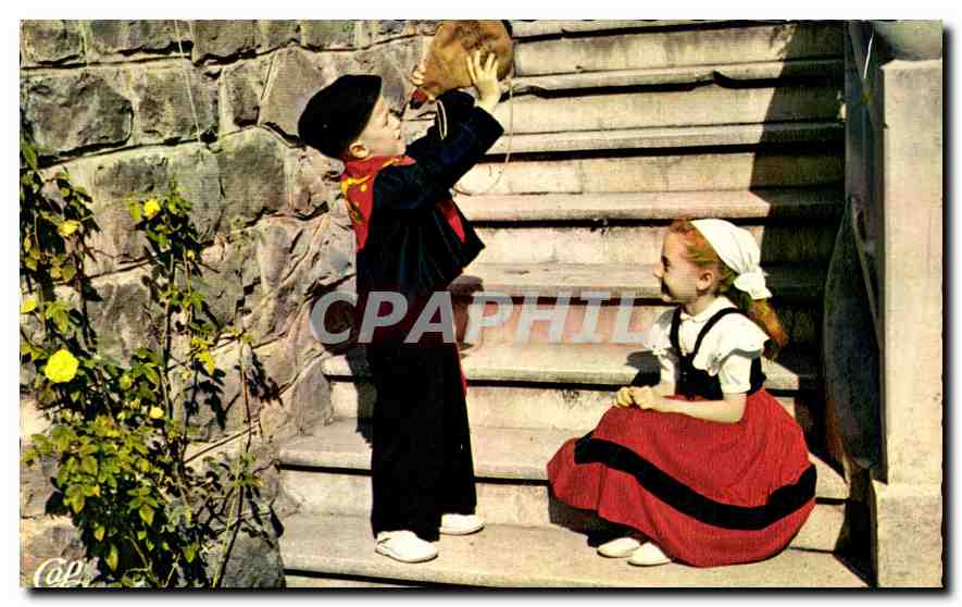 CPM Folklore Basque Petits Basques 
