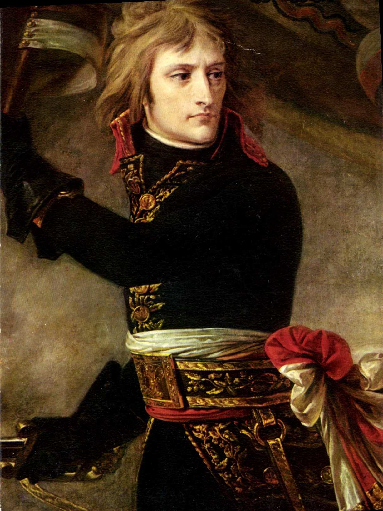 CPM Napoleon Bonaparte au pont d'Arcole 