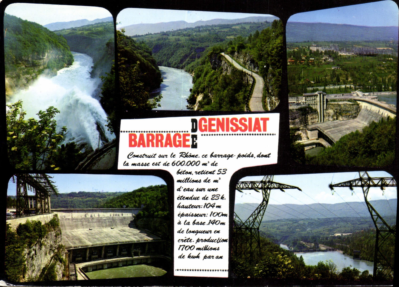 CPM Le Barrage de Genissiat sur le Rhone 