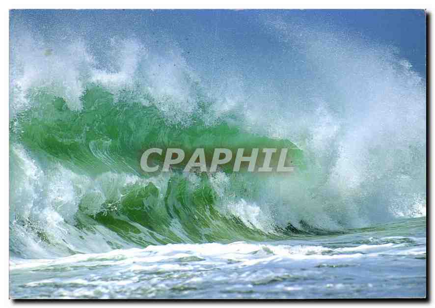 CPM Cote Atlantique Vague 