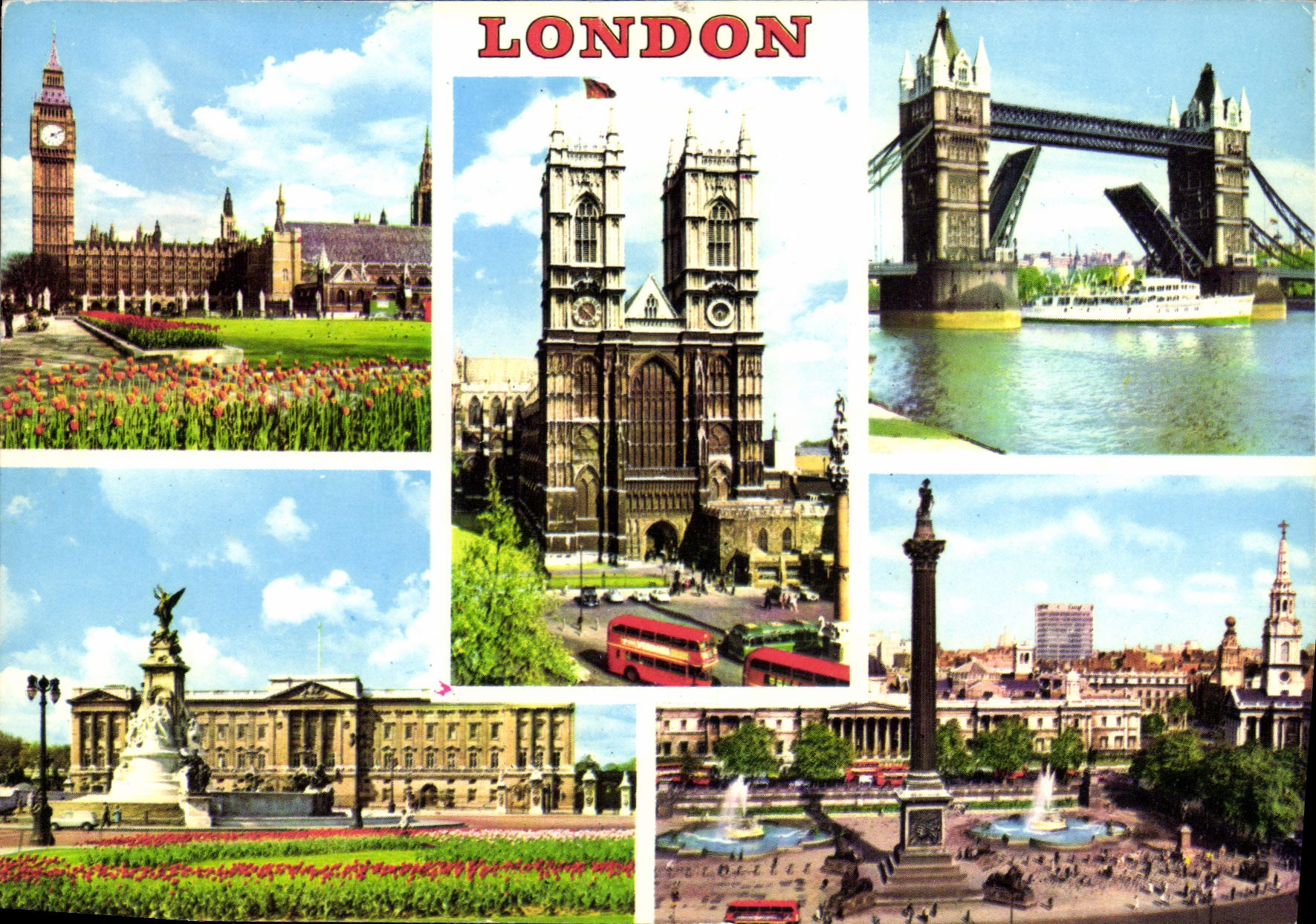 CPM London Big Ben and Houses or Parliament 