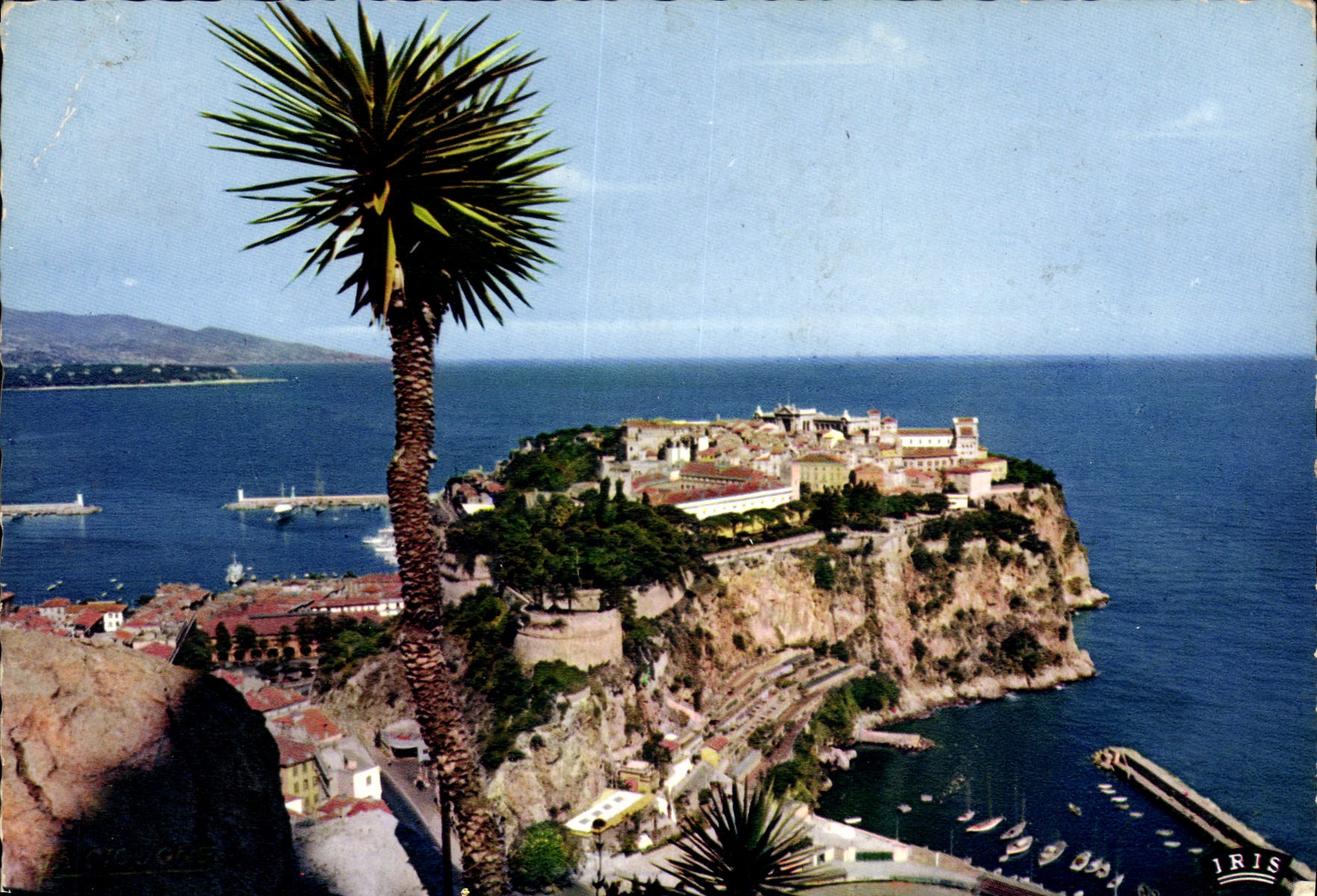 Monaco — Le Rocher de Monaco vu du Jardin Exotique — IRIS