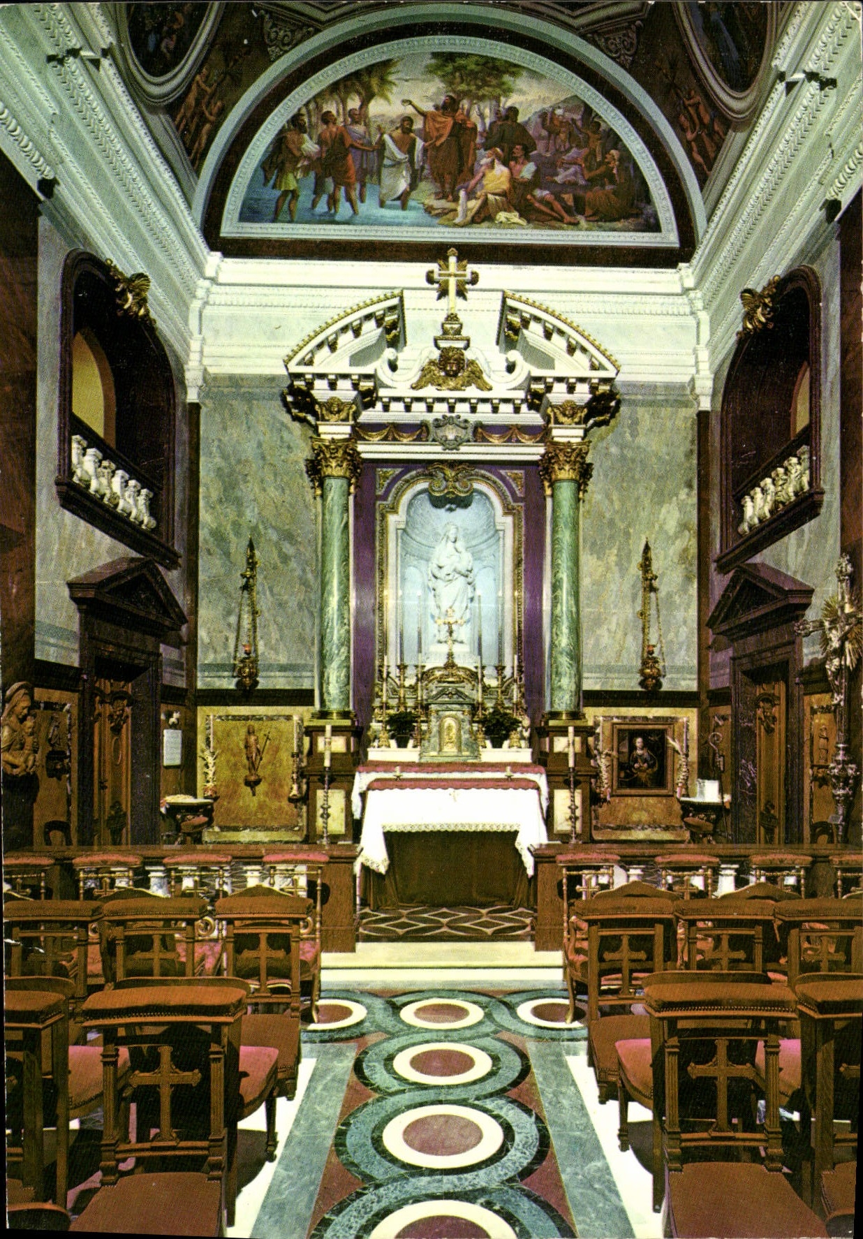 La Chapelle Palatine — Palais de S.A.S. le Prince de Monaco — éditeur Palais de Monaco, n° de série 4605-Strada