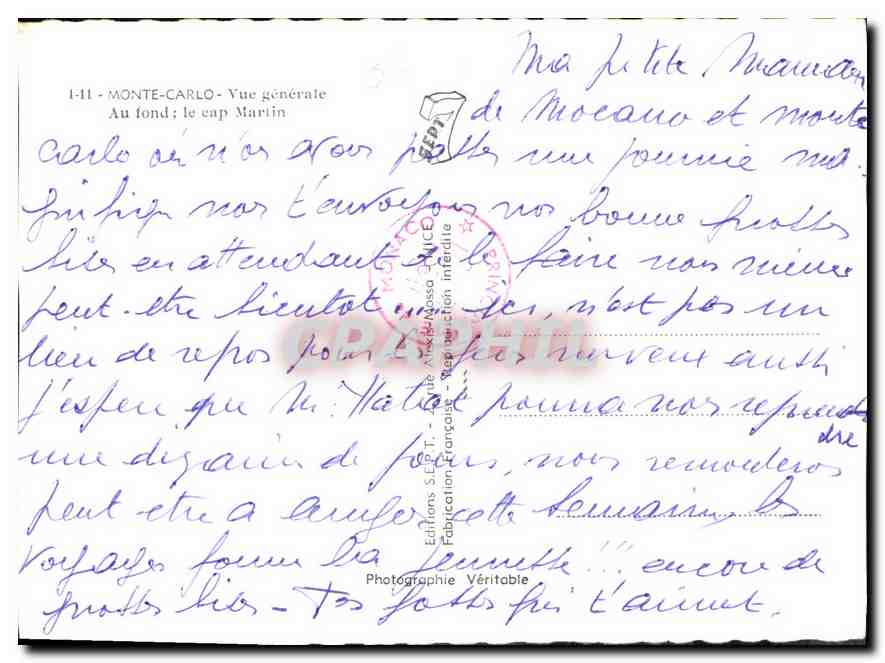Monte-Carlo — Vue générale — Éditions S.E.T. - 1-11 — Reverso