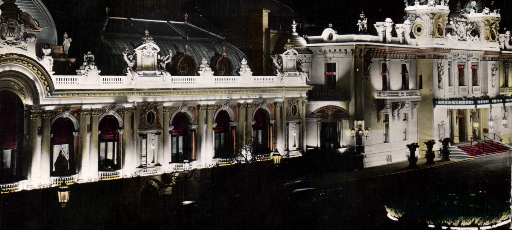 Monte-Carlo la nuit — Le Casino illuminé — Édition 'La Cigogne' (Série)