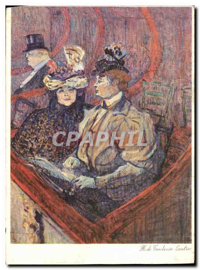 CPM Henri de Toulouse Lautrec La Grande Loge 