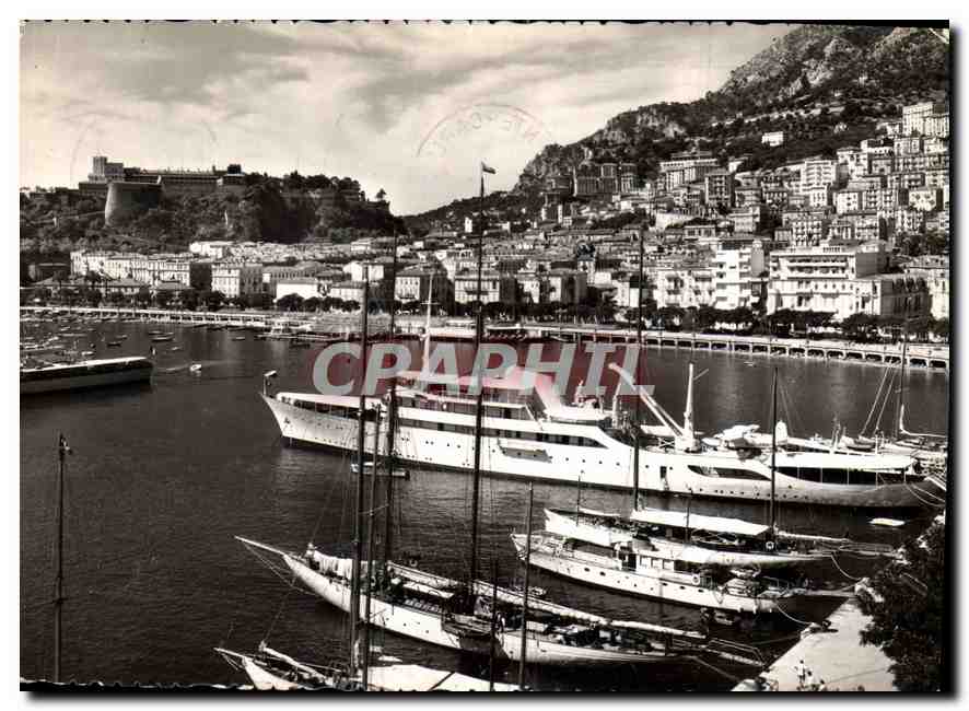 CPM Monaco Monte Carlo Le Port Bateaux