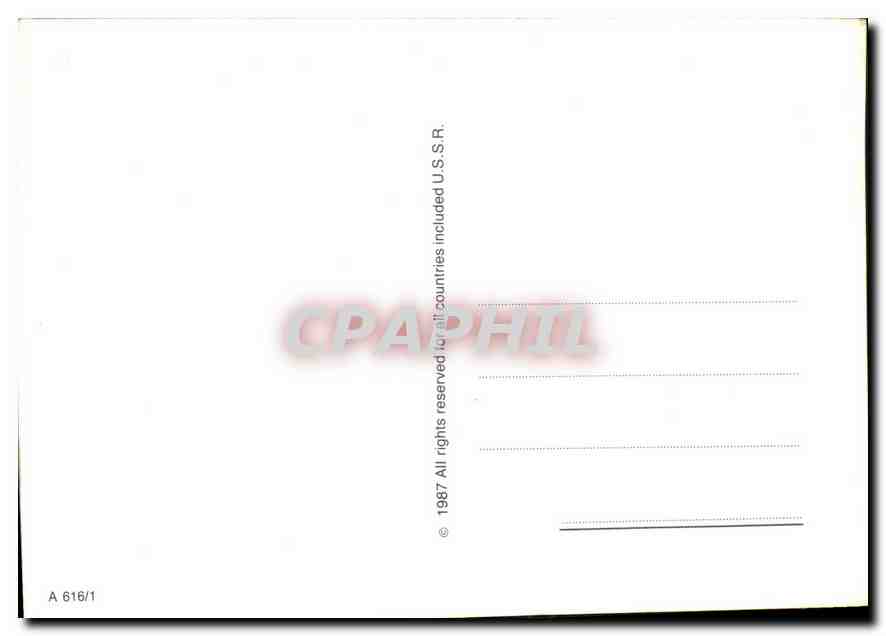 CPM Fleurs — Verso