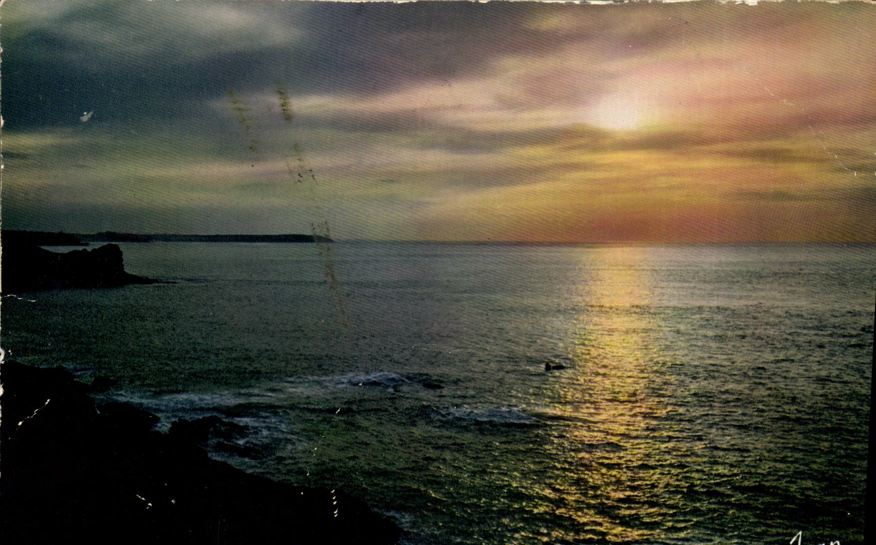 CPM Coucher de soleil 