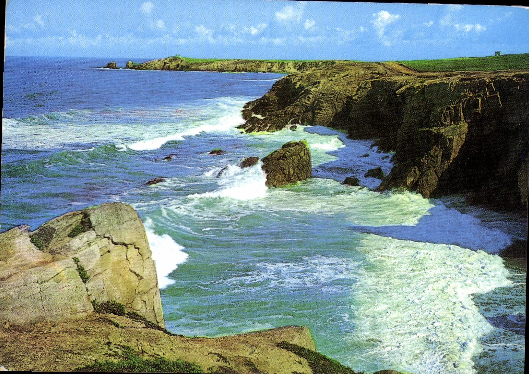 CPM La mer la vaste mer console nos labeurs 