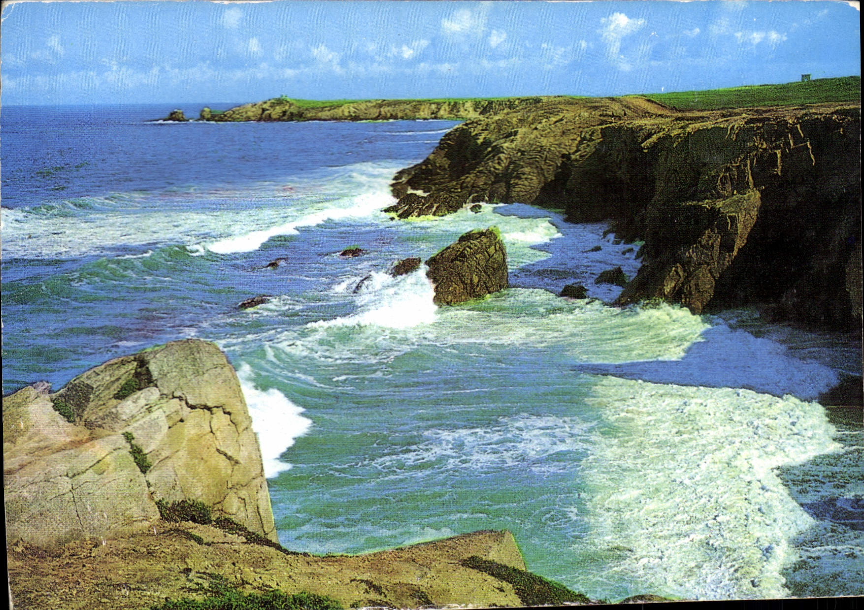CPM La mer la vaste mer console nos labeurs 