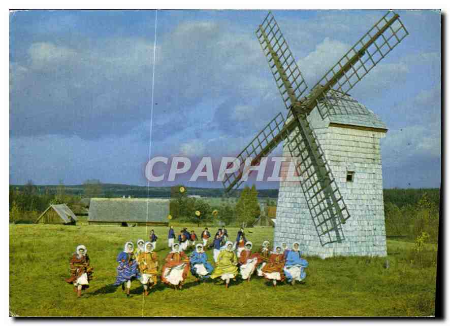 CPA Tance Warminskie Park Etnograficzny W Olsztynku 