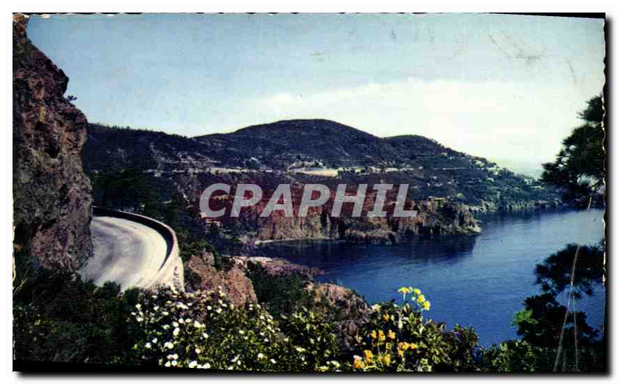 Reflets de la Côte d'Azur — La Route de la Corniche d'Or vers la Pointe des Galères — Éditions Mexichrome