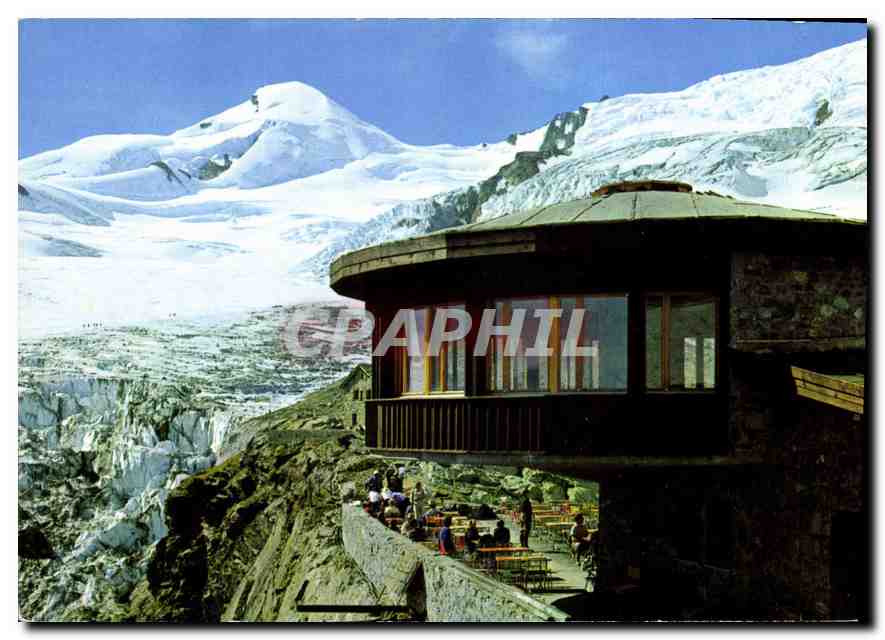 CPM Saas Fee Wallis Restaurant und Berghaus Langfluh Feegletscher und Allalinborn 