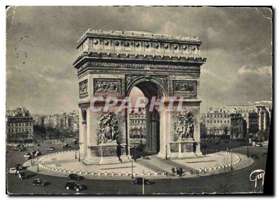CPM Paris et ses Merveilles l'Arc de Triomphe 