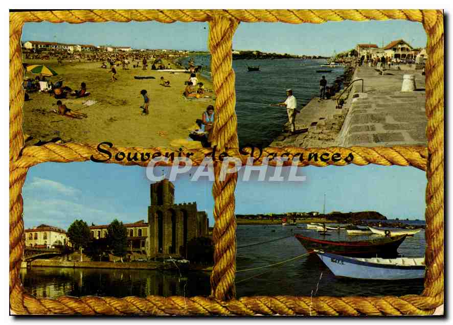 Le Grau-d'Agde — Souvenir de Vacances — CPAPHIL