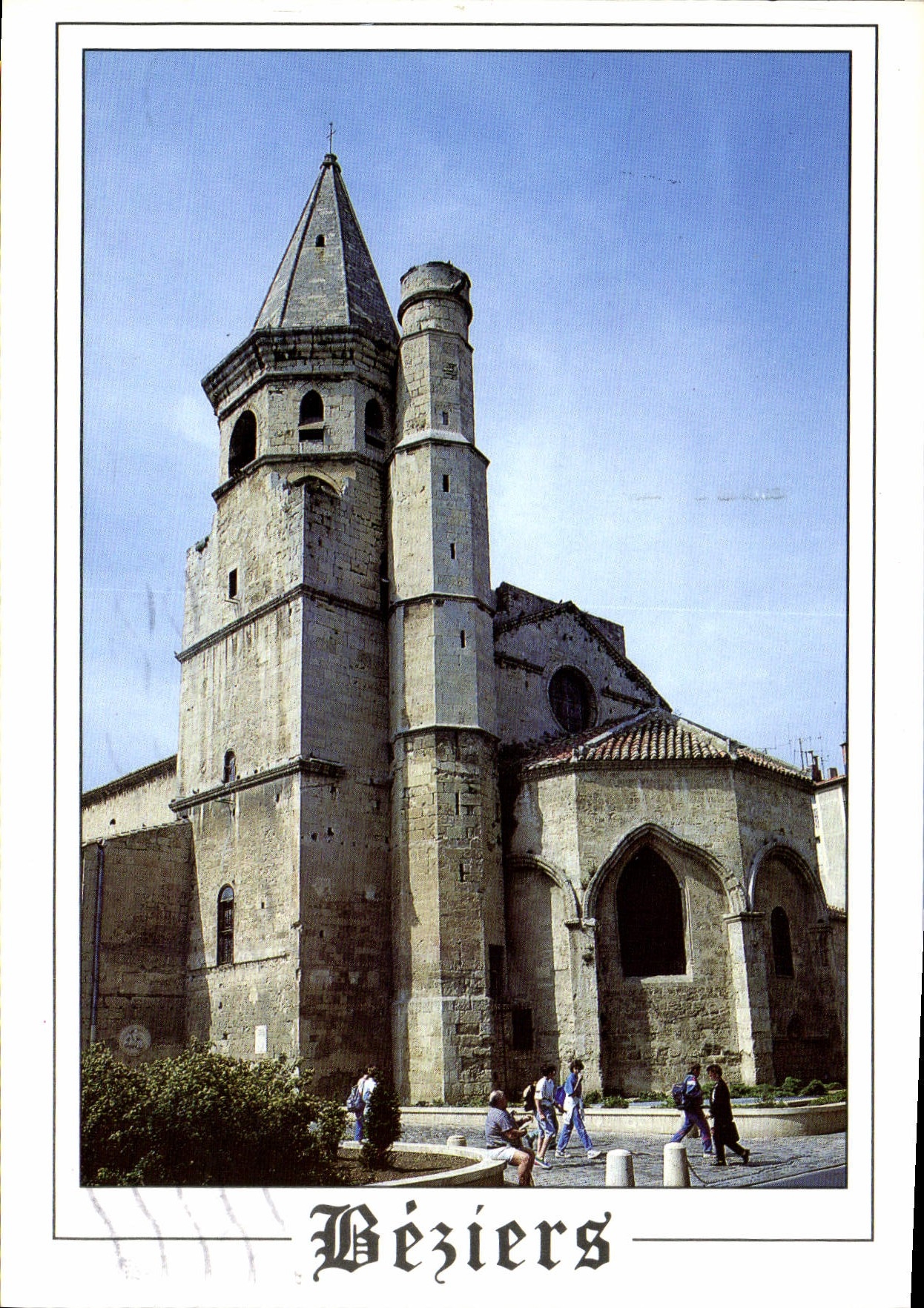 CPM Beziers Herault l'Eglise de la Madeleine 