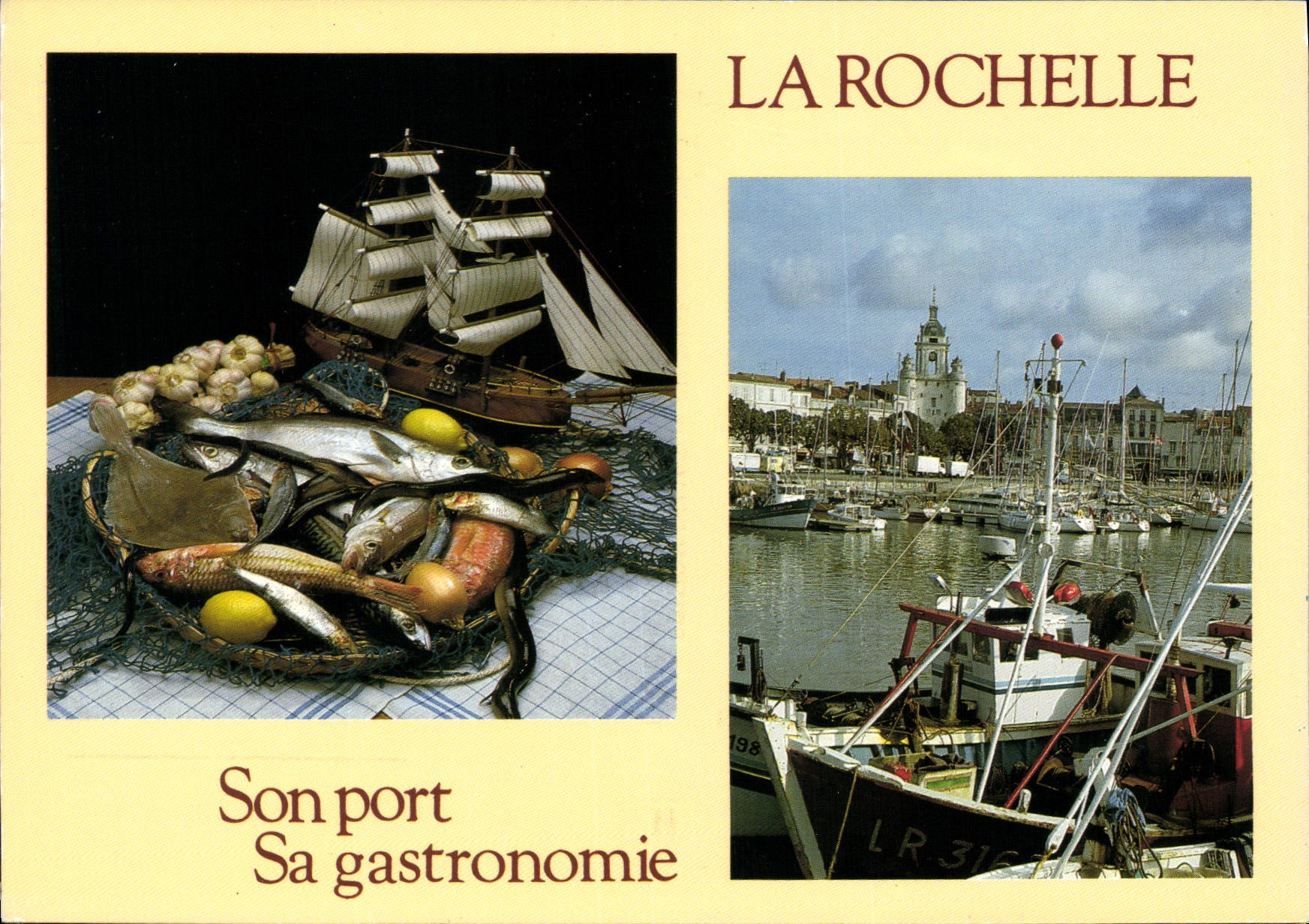 CPM La rochelle Son Port sa Gastronomie 