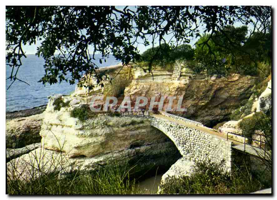 CPM Saint Palais sur mer le Pont de la corniche 