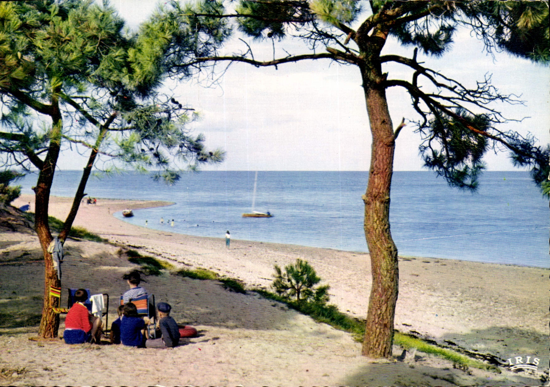 CPM Ile de re Plage de trousse Chemise 