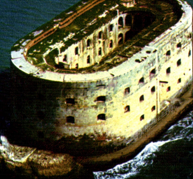 CPM Fort Boyard Char Mar photo aerienne alain perceval 