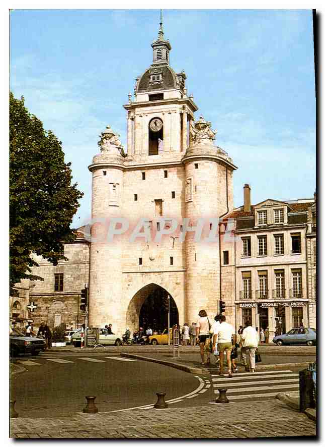 CPM la Rochelle Charente Maritime Porte de la Grosse horloge 