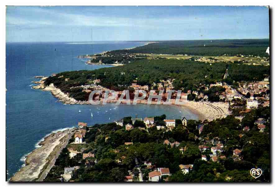 CPM Saint Palais sur Mer Chte Mme vue generale la plage et perspective vers la Grande Cote 