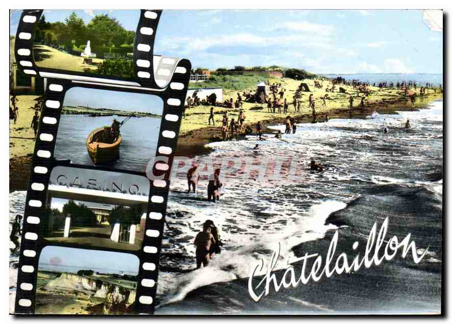 CPM Chatelaillon la plage le Parc retour des Bouchots le Casino les Falaises 