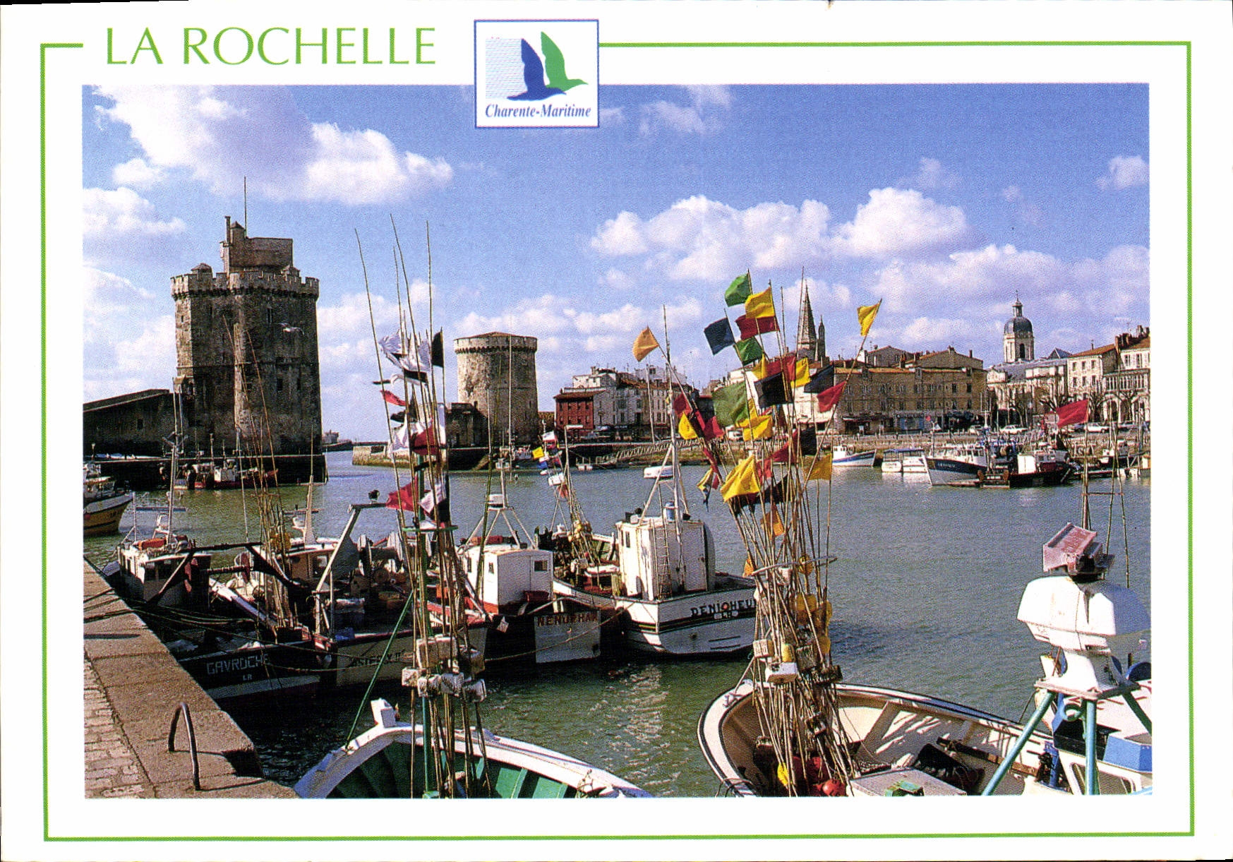 CPM Charente maritime la rochelle ville Historique le vieux Port XIII siecle 