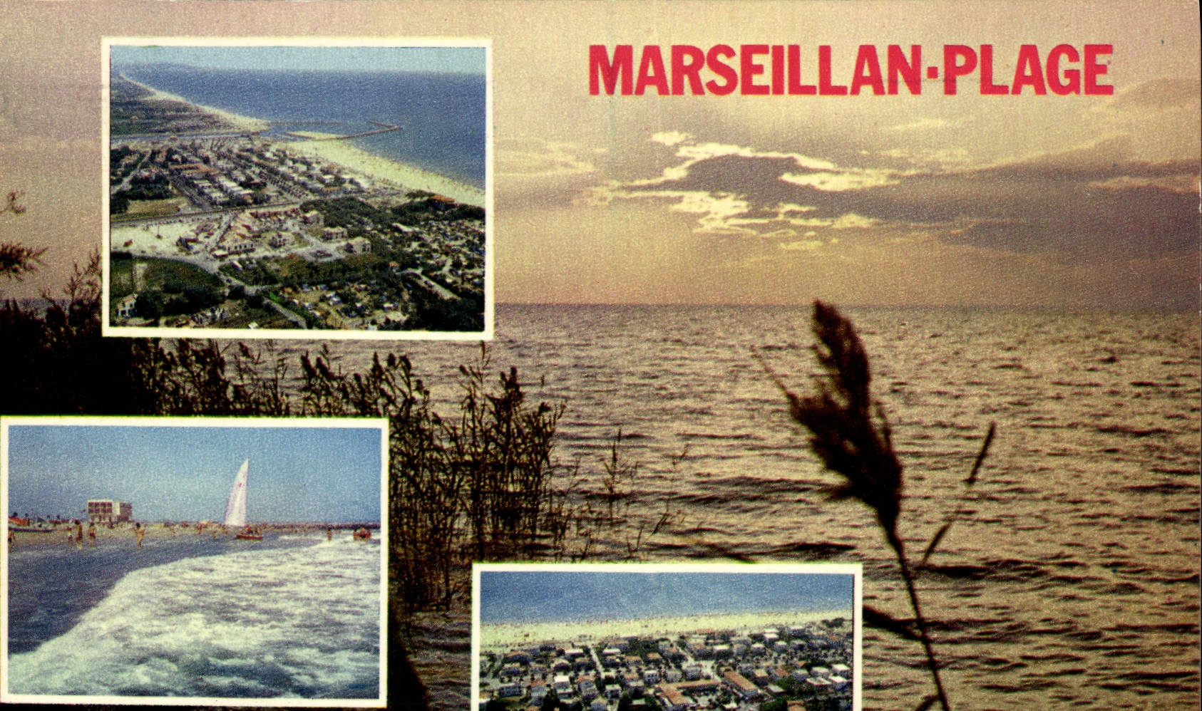CPM Le Littoral Languedocien Marseillan plage 