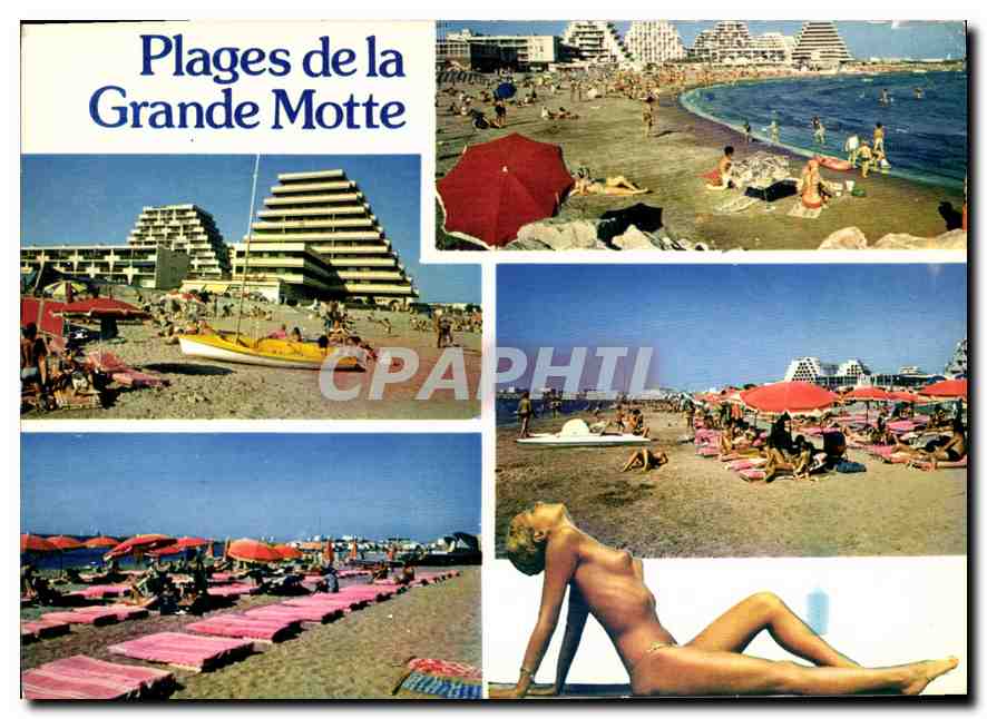 CPM Plages de la Grande motte Herault 