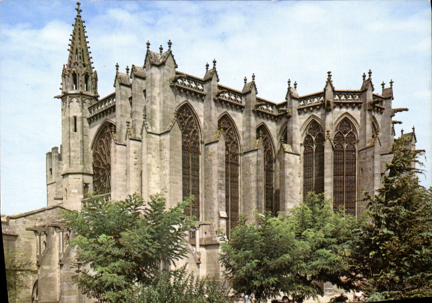 CPM Carcassonne la Cite Cathedrale Saint Nazaire 