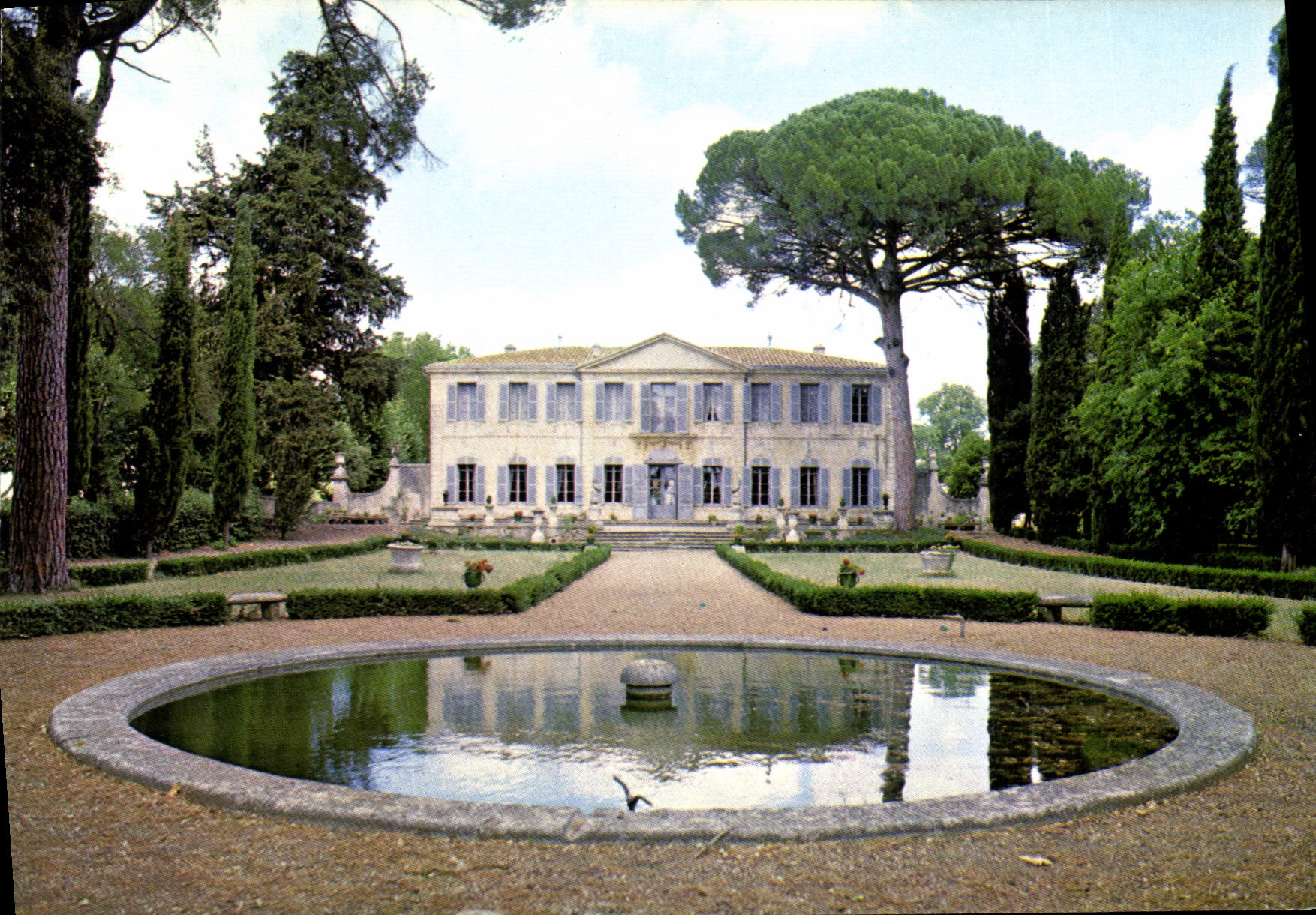 Château de la Mogère — Fassade zur Terrasse — Impression Parmon, 19348
