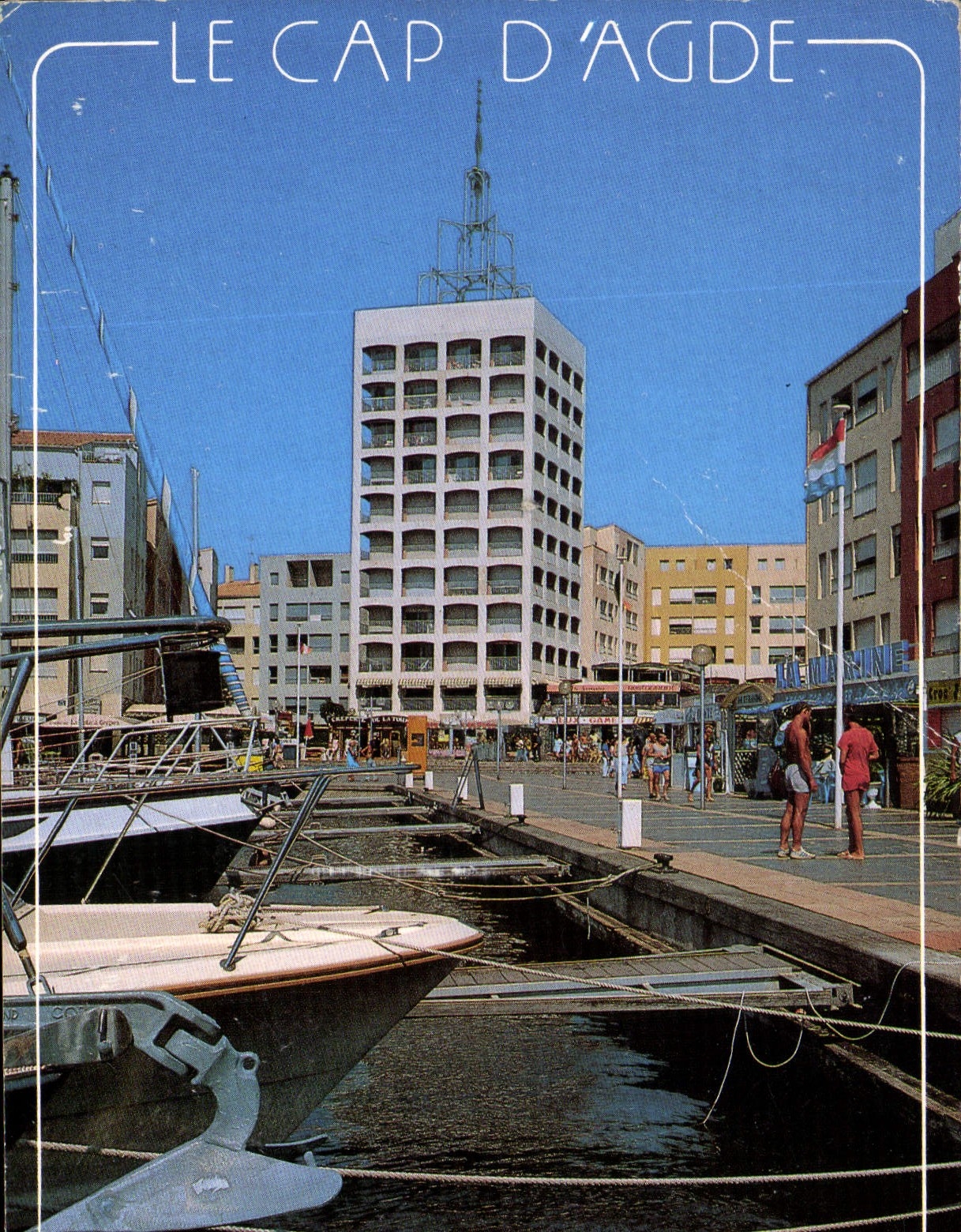 CPM Le Languedoc le Cap d'Agde le Quai Richelieu 