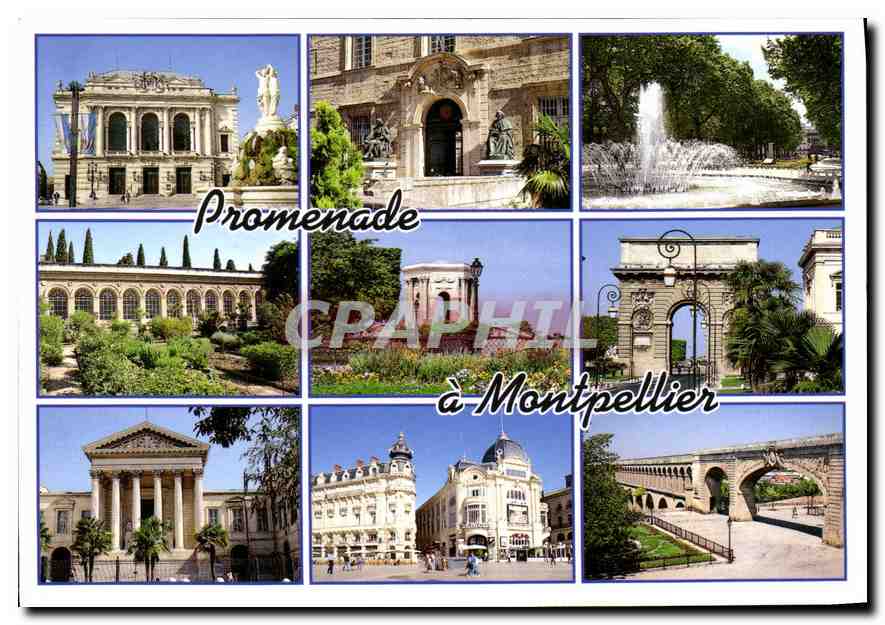 Promenade à Montpellier — Éditions Méridionales, n° 34